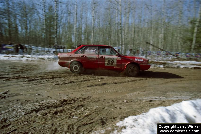 Jon Kemp / Rod Hendicksen Audi 4000 Quattro on SS12, Hungry 5 I.