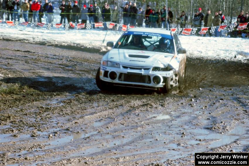 Pete Lahm / Frank Cunningham Mitsubishi Lancer Evo IV on SS12, Hungry 5 I.