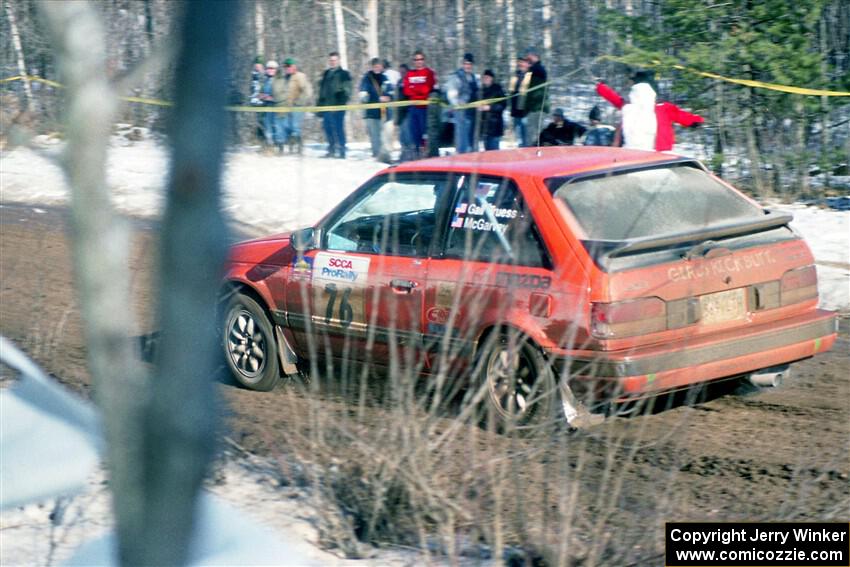 Gail Truess / Pam McGarvey Mazda 323GTX on SS12, Hungry 5 I.