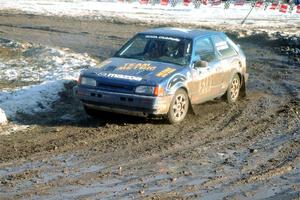 Andy Mohrlant / Chris Huntington Mazda 323GTX on SS12, Hungry 5 I.