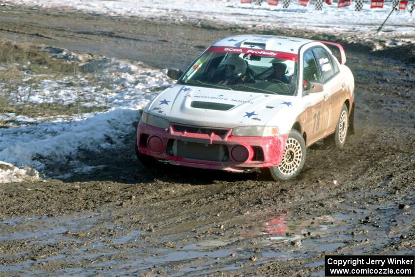 Paul Dunn / Shannon Johnson Mitsubishi Lancer Evo IV on SS12, Hungry 5 I.