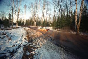Pat Richard / Anne Lewandowski Subaru WRX on SS14, Meaford.