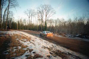 Seamus Burke / Rory Kennedy Mitsubishi Lancer Evo VI on SS14, Meaford.