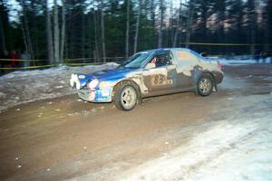 Mark Utecht / Jeff Secor Subaru WRX on SS16, Thunder River.