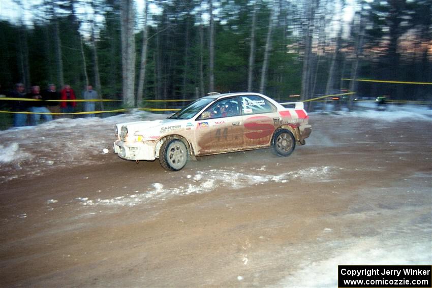 Henry Krolikowski / Cindy Krolikowski Subaru WRX STi on SS16, Thunder River.