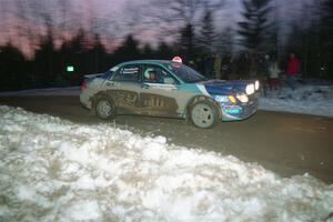 Peter Malaszuk / Darek Szerejko Subaru WRX on SS16, Thunder River.