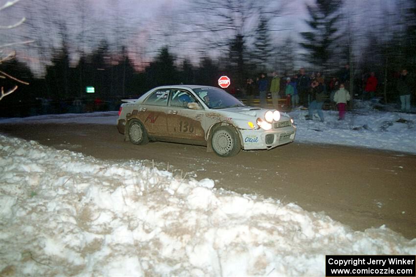 Jason Rivas / Ole Holter Subaru WRX on SS16, Thunder River.