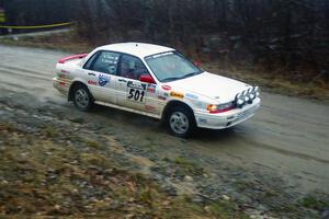 Todd Jarvey / Rich Faber Mitsubishi Galant VR-4 on SS1, East Steamboat.