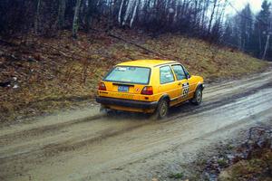 Mark Buskirk / Paul Fernandez VW GTI on SS1, East Steamboat.