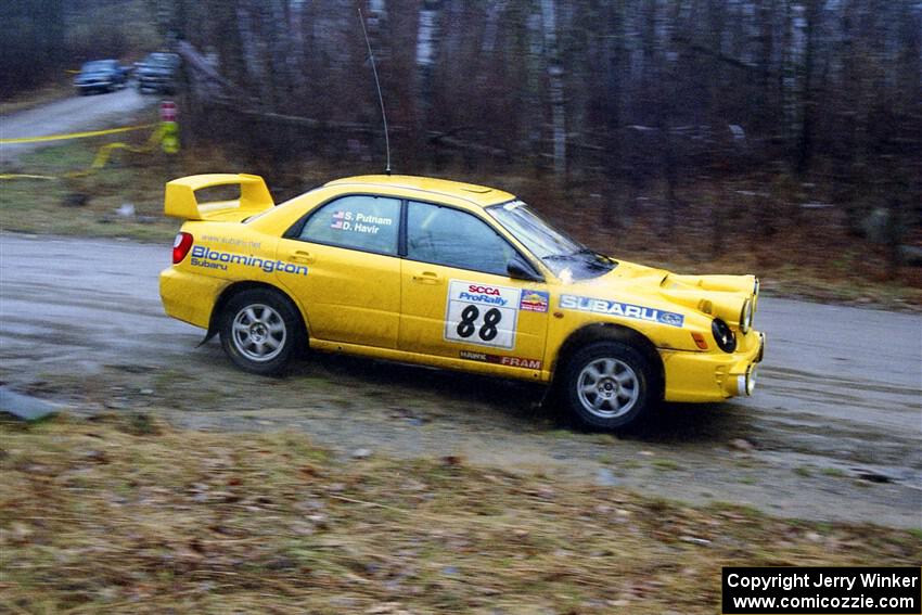 Doug Havir / Scott Putnam Subaru WRX on SS1, East Steamboat.