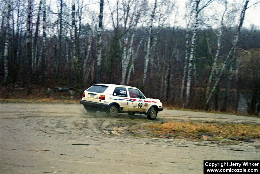 Bob Nielsen / Al Kintigh VW GTI on SS1, East Steamboat.