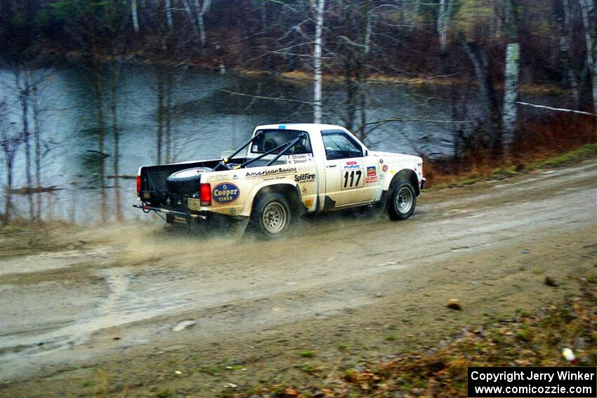 Ken Stewart / Doc Shrader Chevy S-10 on SS1, East Steamboat.
