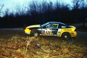 Thanasi Samaras / Eric Olson Eagle Talon at the spectator corner on SS4, Blue Trail.