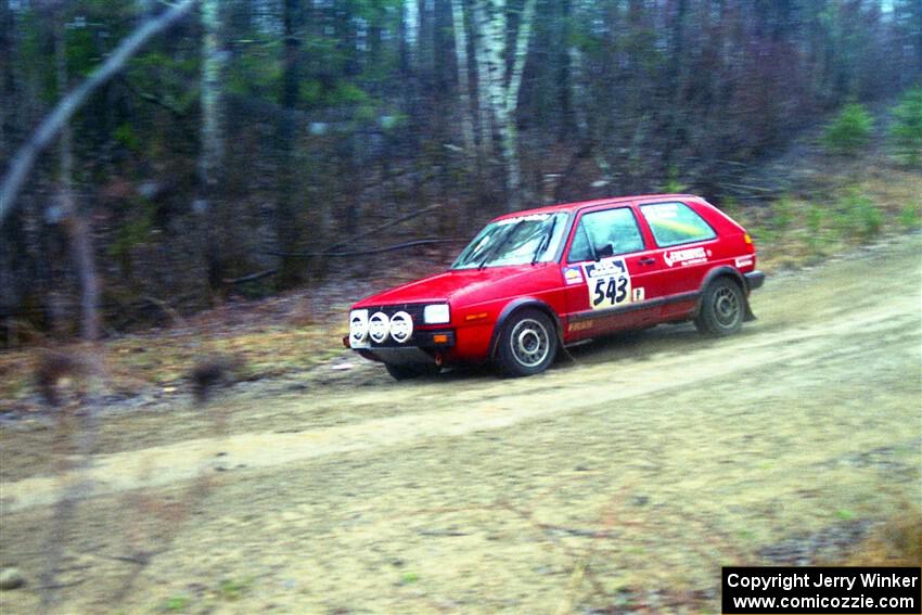 Mike Merbach / Keith Dahlke VW GTI on SS1, East Steamboat.