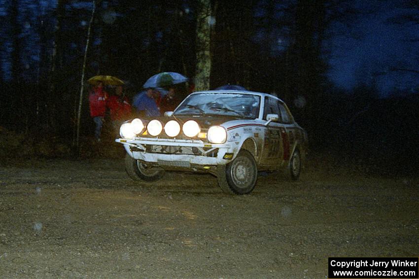 Rob Dupree / Travis Kriza Dodge Colt at the spectator corner on SS4, Blue Trail.
