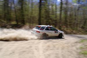Aidan Hicks / John Hicks Subaru Impreza Wagon on SS1, Steamboat I.