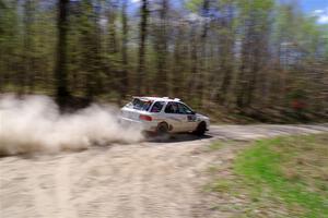 Aidan Hicks / John Hicks Subaru Impreza Wagon on SS1, Steamboat I.