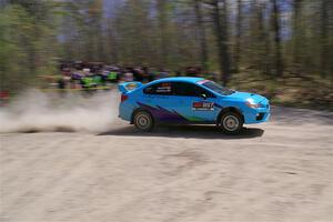 Jamey Randall / Andrew Rausch Subaru WRX on SS1, Steamboat I.