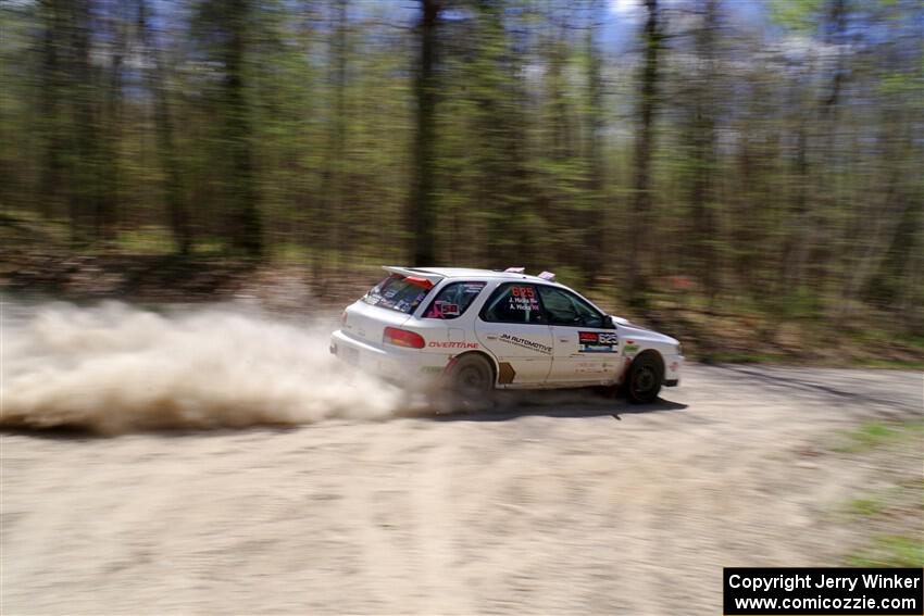 Aidan Hicks / John Hicks Subaru Impreza Wagon on SS1, Steamboat I.