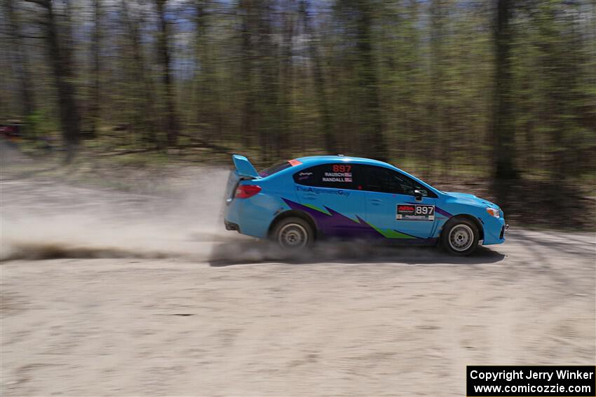Jamey Randall / Andrew Rausch Subaru WRX on SS1, Steamboat I.