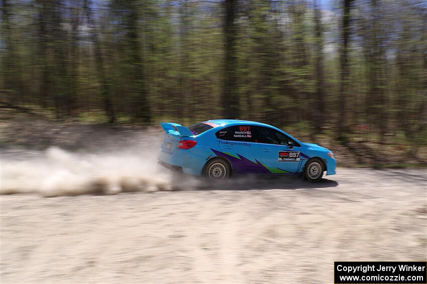 Jamey Randall / Andrew Rausch Subaru WRX on SS1, Steamboat I.
