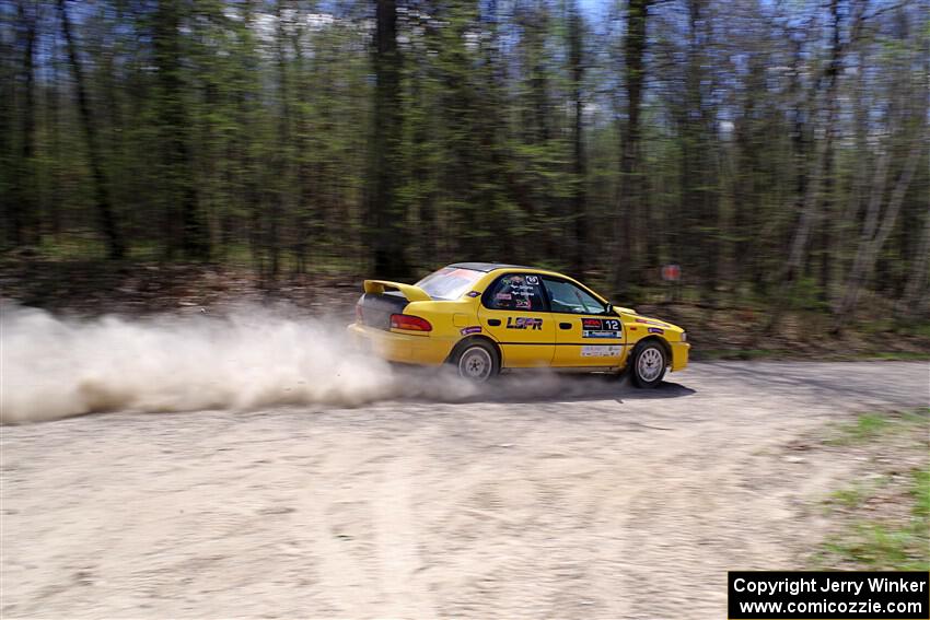 Steve Gingras / Katie Gingras Subaru Impreza on SS1, Steamboat I.