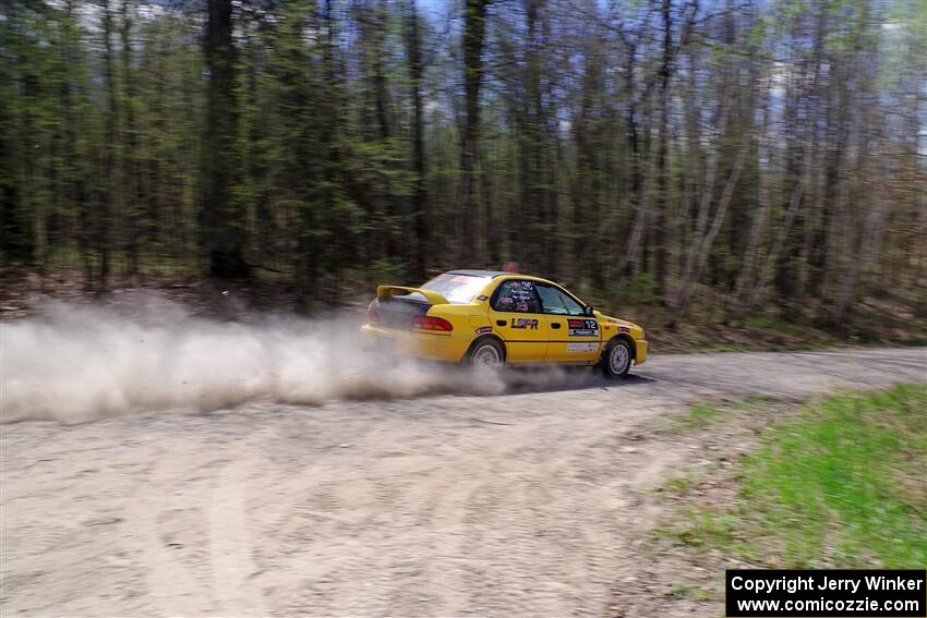 Steve Gingras / Katie Gingras Subaru Impreza on SS1, Steamboat I.
