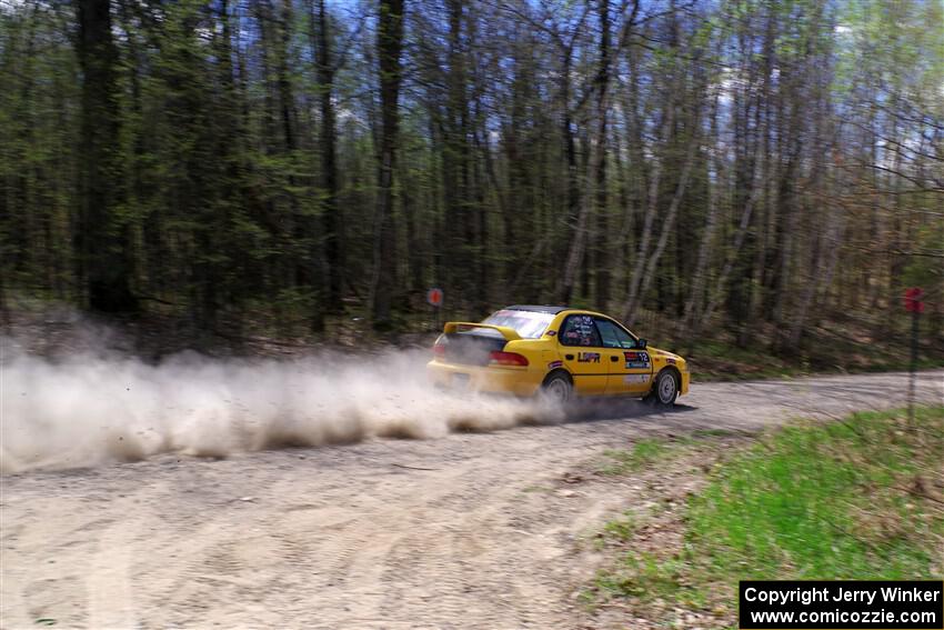 Steve Gingras / Katie Gingras Subaru Impreza on SS1, Steamboat I.