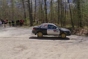 Travis Mattonen / Anikka Nykanen Subaru Impreza on SS1, Steamboat I.