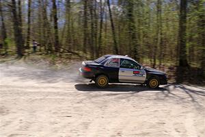 Travis Mattonen / Anikka Nykanen Subaru Impreza on SS1, Steamboat I.