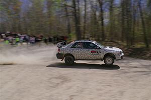 Peter Farrow / Jackson Sedivy Subaru WRX on SS1, Steamboat I.