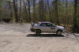 Peter Farrow / Jackson Sedivy Subaru WRX on SS1, Steamboat I.