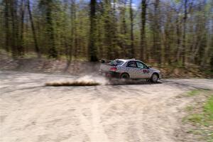Peter Farrow / Jackson Sedivy Subaru WRX on SS1, Steamboat I.
