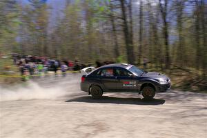 Corey Morris / Zane Morris Subaru WRX STi on SS1, Steamboat I.
