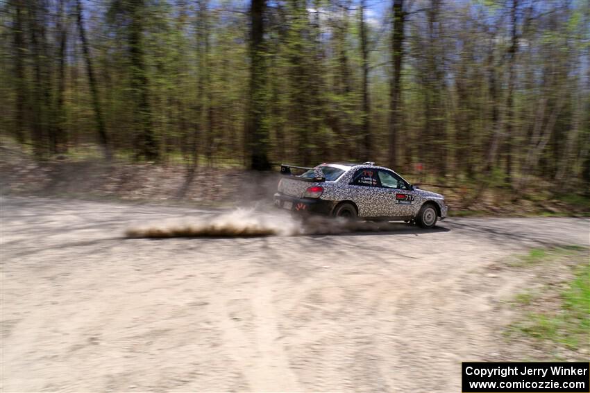 Peter Farrow / Jackson Sedivy Subaru WRX on SS1, Steamboat I.