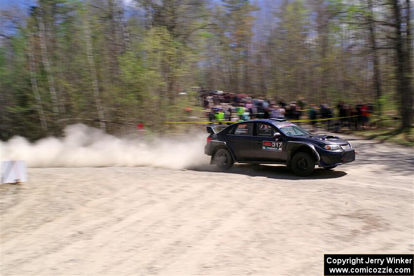 Daryl Bergen / Lorelai Payeur Subaru WRX STi on SS1, Steamboat I.