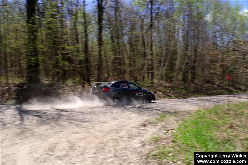 Corey Morris / Zane Morris Subaru WRX STi on SS1, Steamboat I.