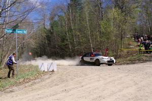 Jason Cook / Maggie Tu Subaru WRX on SS1, Steamboat I.