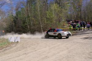 Jason Cook / Maggie Tu Subaru WRX on SS1, Steamboat I.