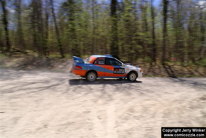 Tyler Matalas / Dustin Sharkozy Subaru Impreza LX on SS1, Steamboat I.