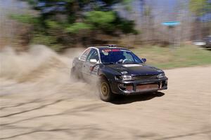 Travis Mattonen / Anikka Nykanen Subaru Impreza on SS2, Kabekona I.