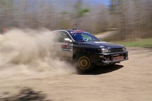 Travis Mattonen / Anikka Nykanen Subaru Impreza on SS2, Kabekona I.