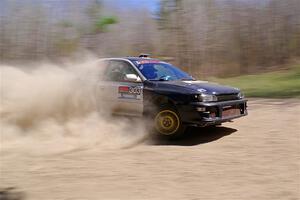 Travis Mattonen / Anikka Nykanen Subaru Impreza on SS2, Kabekona I.