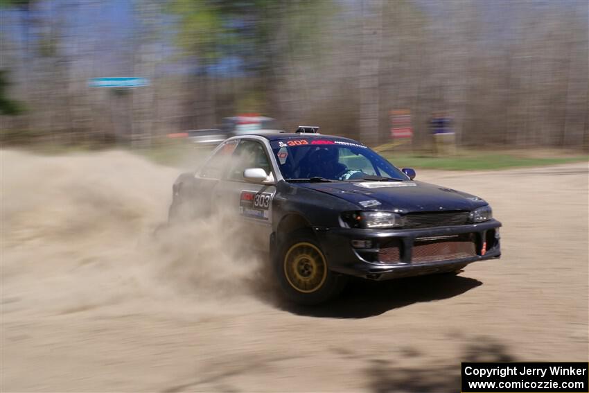Travis Mattonen / Anikka Nykanen Subaru Impreza on SS2, Kabekona I.
