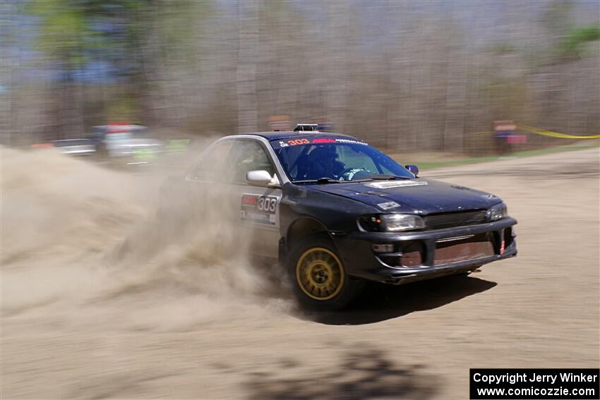 Travis Mattonen / Anikka Nykanen Subaru Impreza on SS2, Kabekona I.