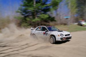 Peter Farrow / Jackson Sedivy Subaru WRX on SS2, Kabekona I.