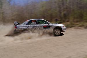 Peter Farrow / Jackson Sedivy Subaru WRX on SS2, Kabekona I.