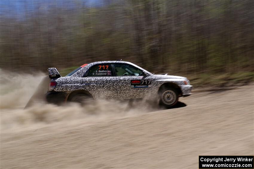 Peter Farrow / Jackson Sedivy Subaru WRX on SS2, Kabekona I.