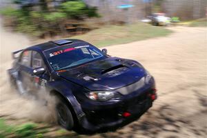 Daryl Bergen / Lorelai Payeur Subaru WRX STi on SS2, Kabekona I.