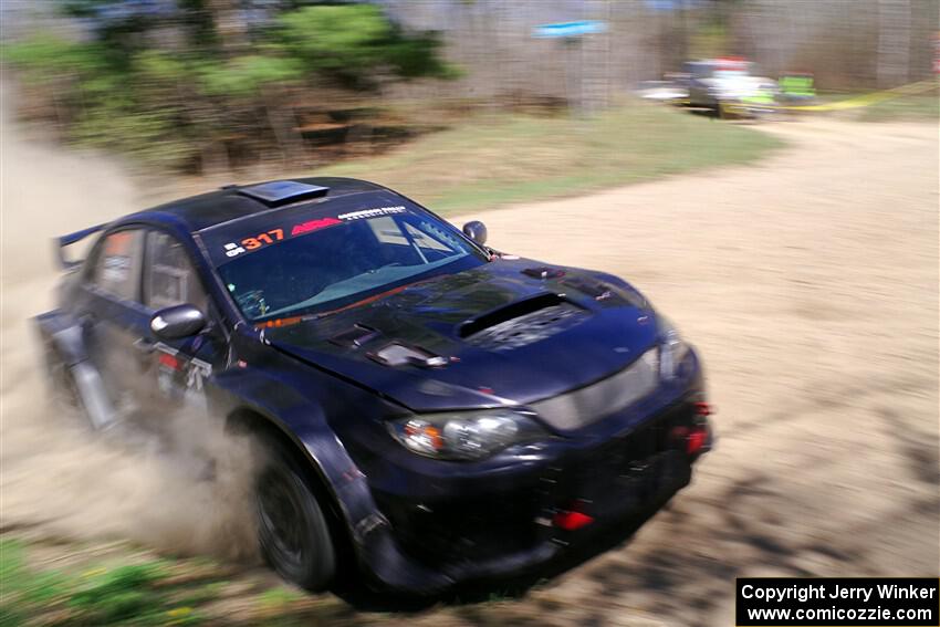 Daryl Bergen / Lorelai Payeur Subaru WRX STi on SS2, Kabekona I.